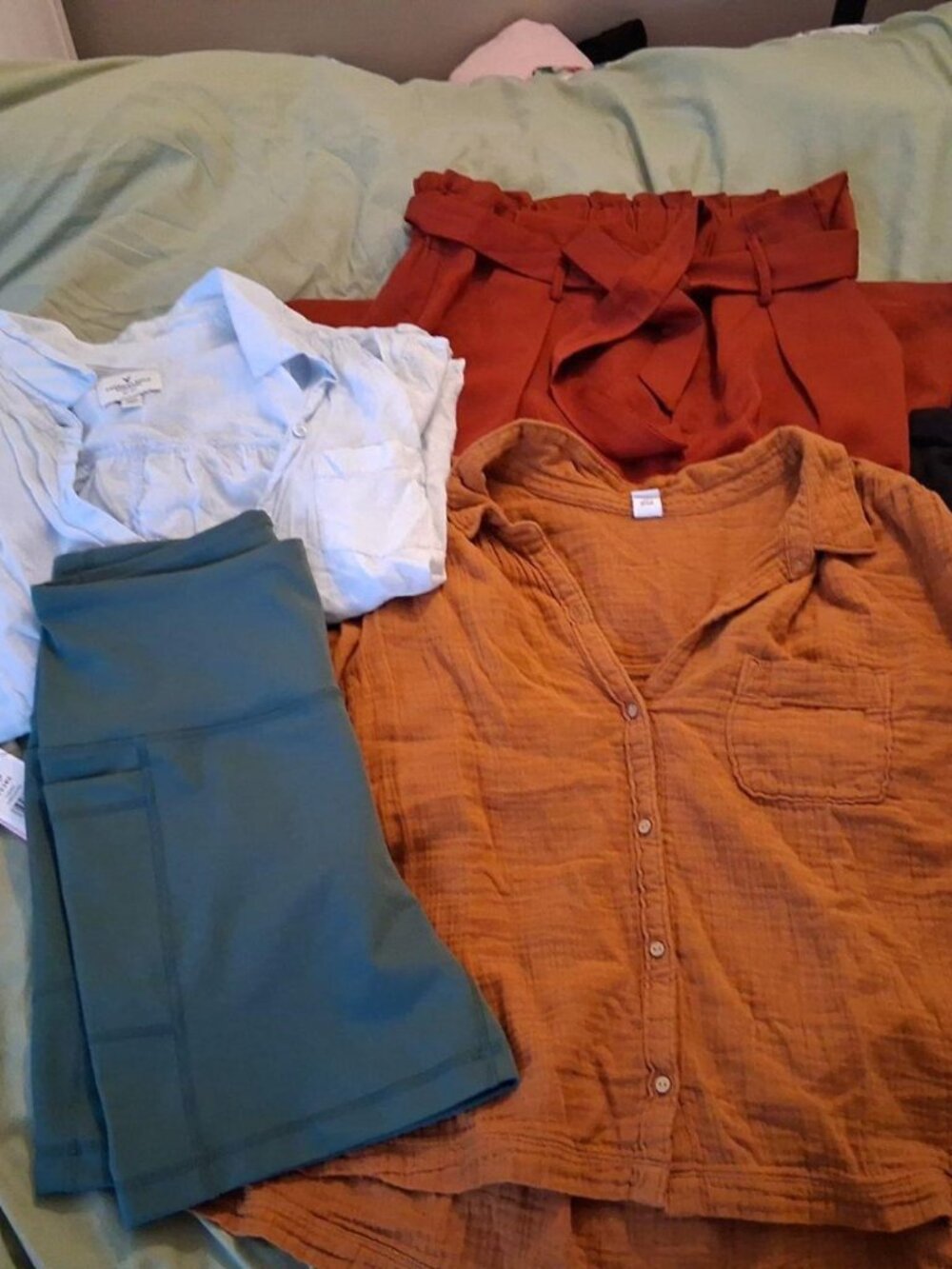 American Eagle Outfitters Women's Multi Blouse